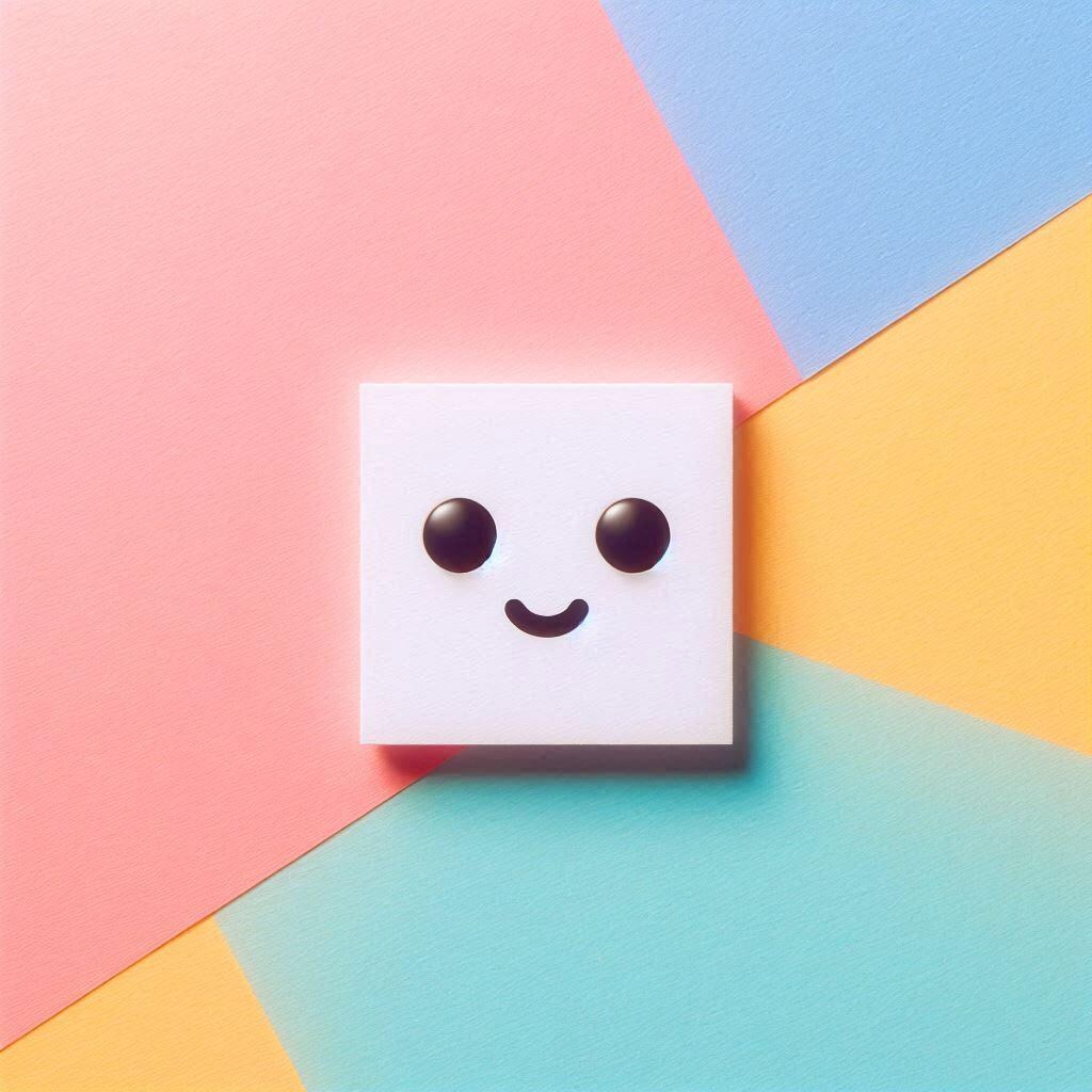 とてもシンプルな顔