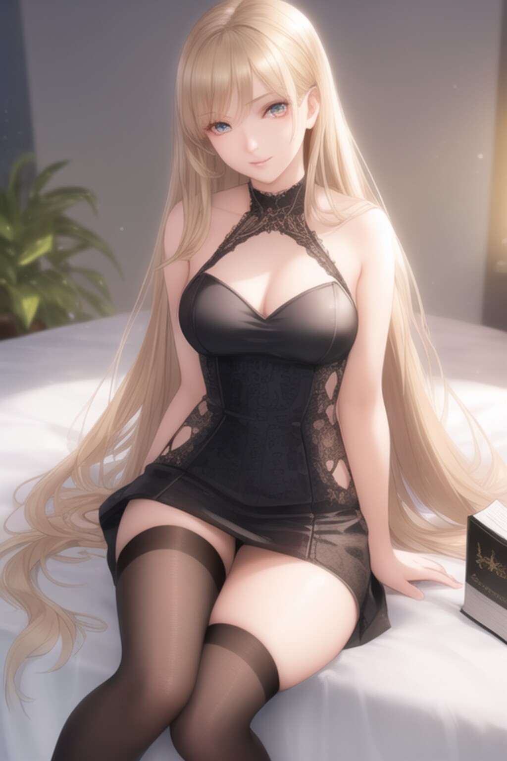 佇む金色の髪の少女