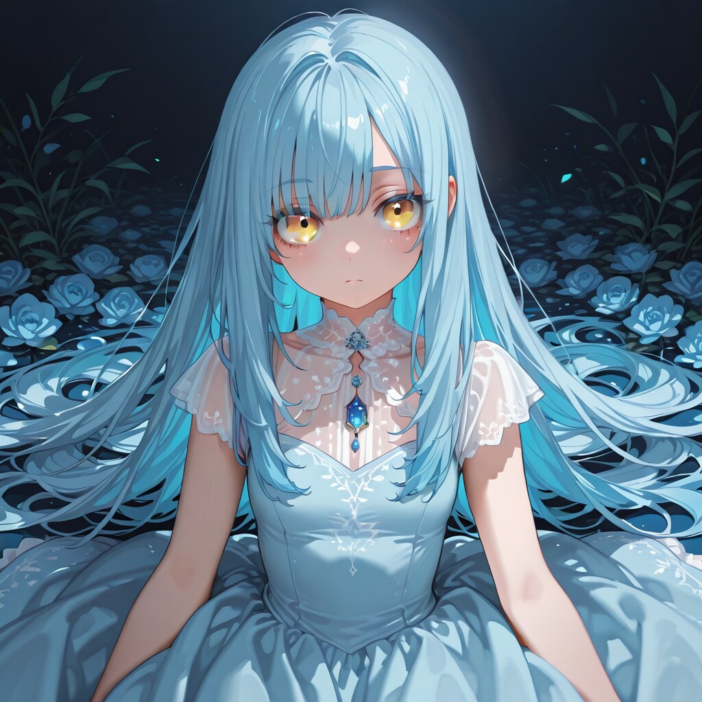 スカイブルーローズプリンセス | の人気AIイラスト・グラビア