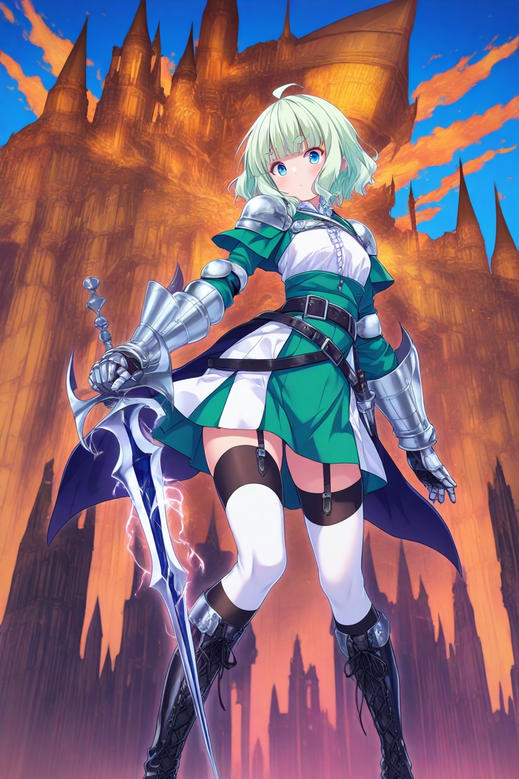 #PRISM モデル【オリジナルキャラの美女騎士画像】Ver.