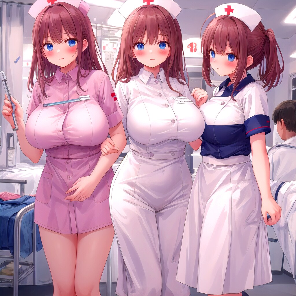 院長！どの制服にするんですかっ！いい加減決めてくださいよぉ！