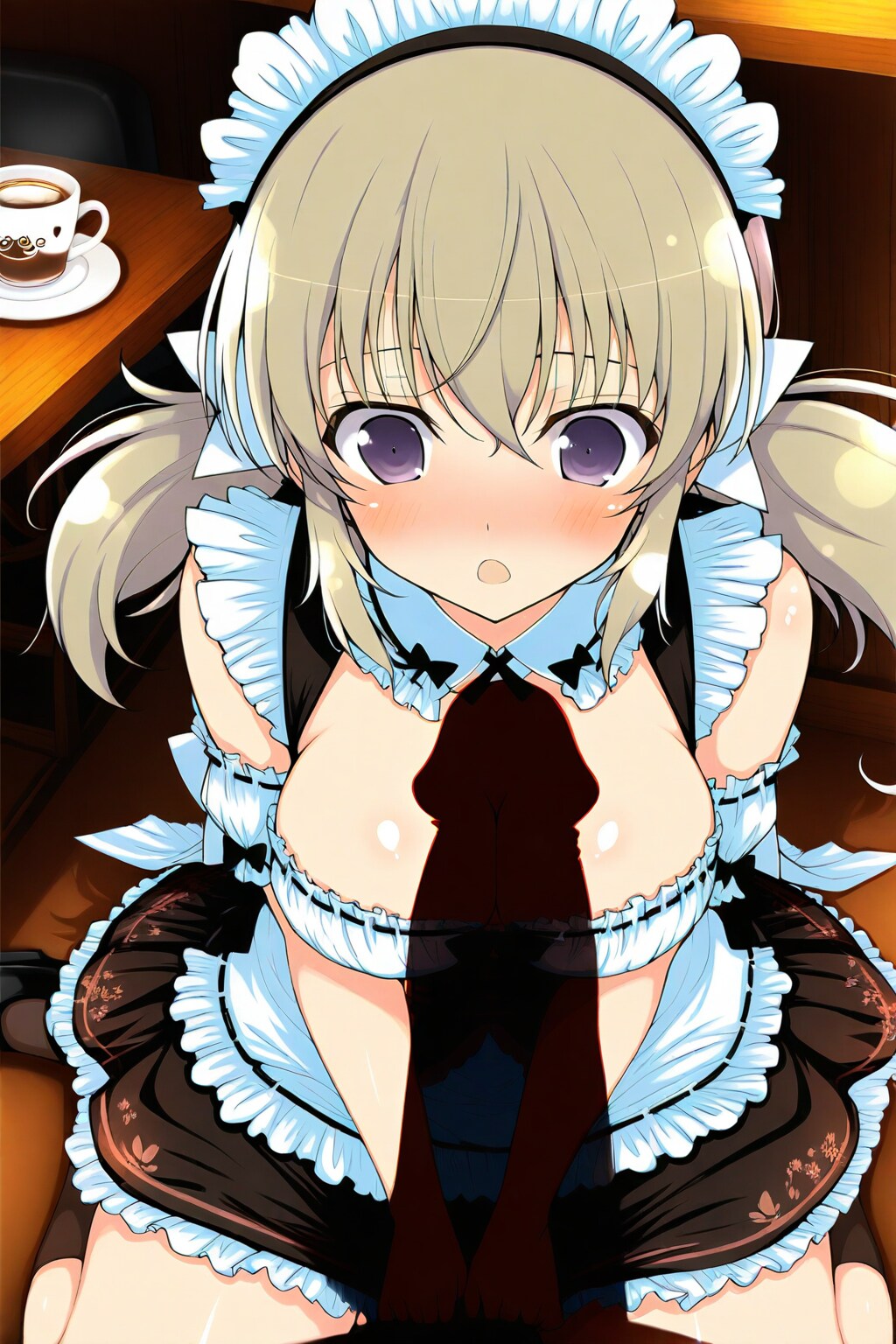 おちんぽの影に戸惑う華風流ちゃん