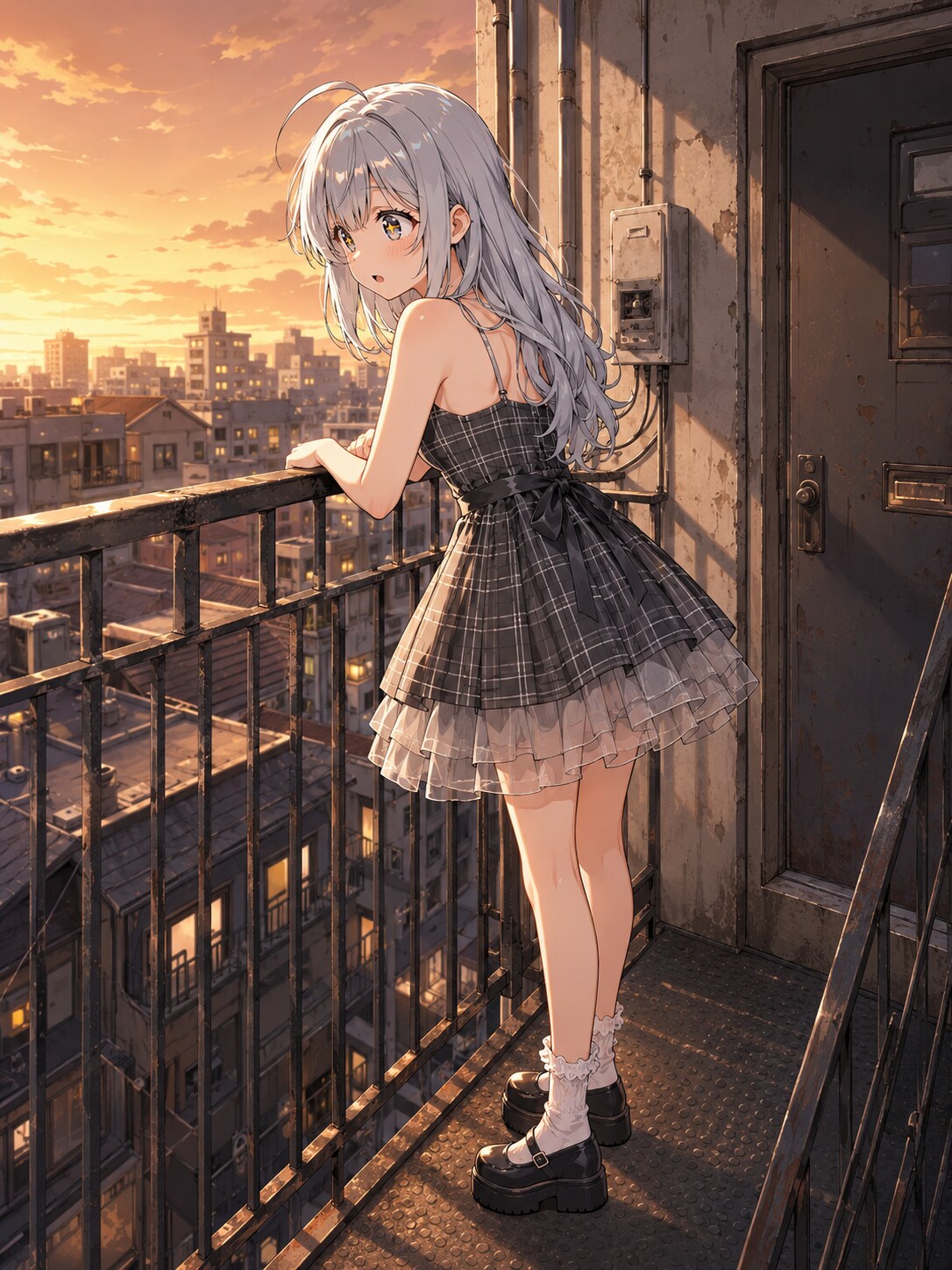 誰も来ない屋上で