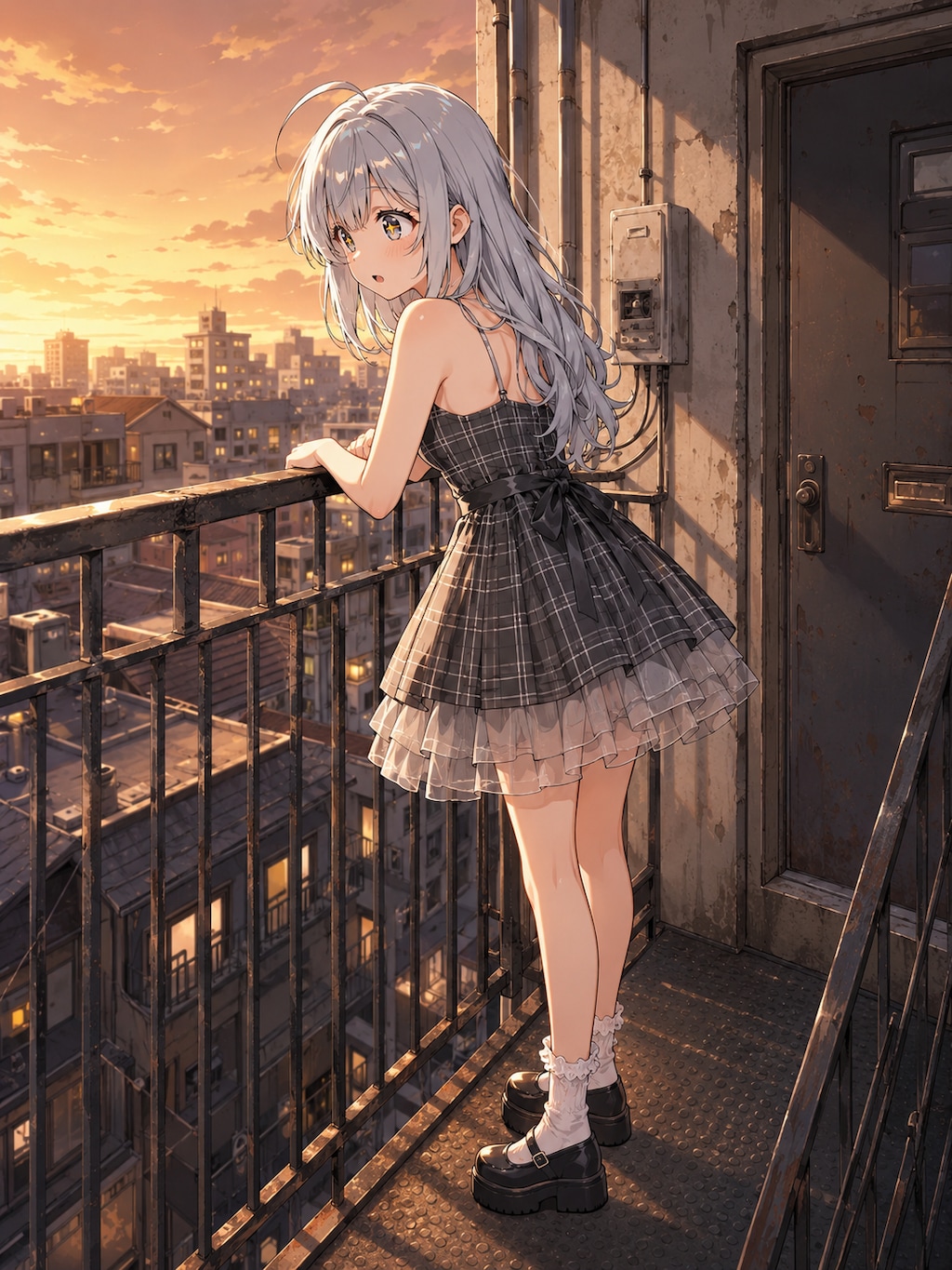 誰も来ない屋上で