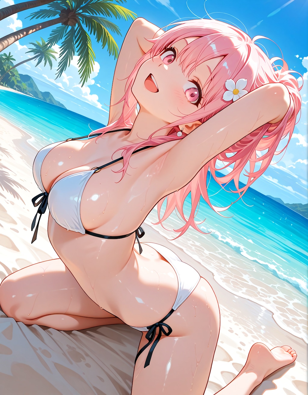034_シルエット_月夜の100投稿チャレンジ