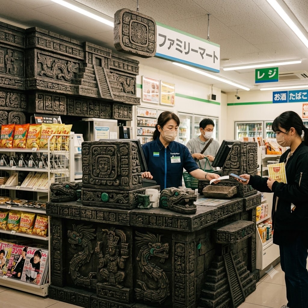 マヤ文明っぽいレジ