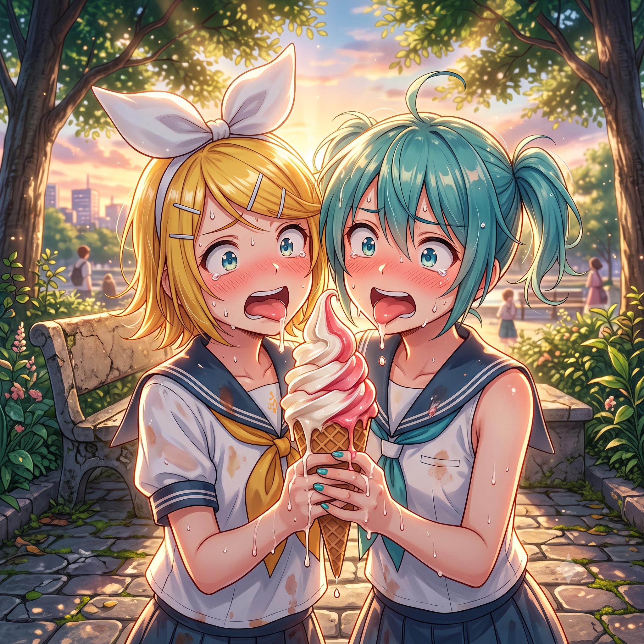 暑いからソフトクリームどうぞ😅