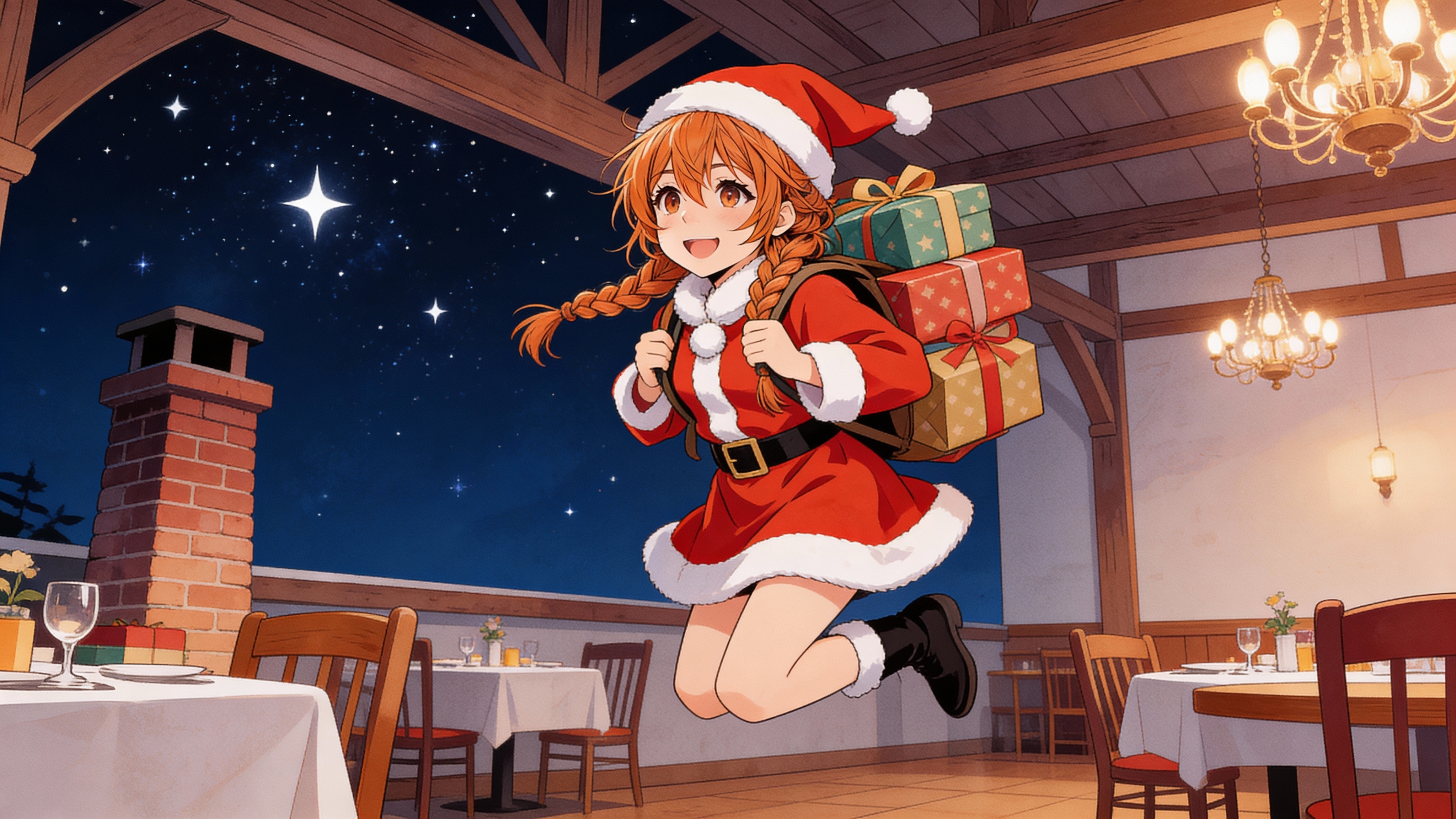 ハルちゃんサンタ (ハルちゃん31) | の人気AIイラスト・グラビア