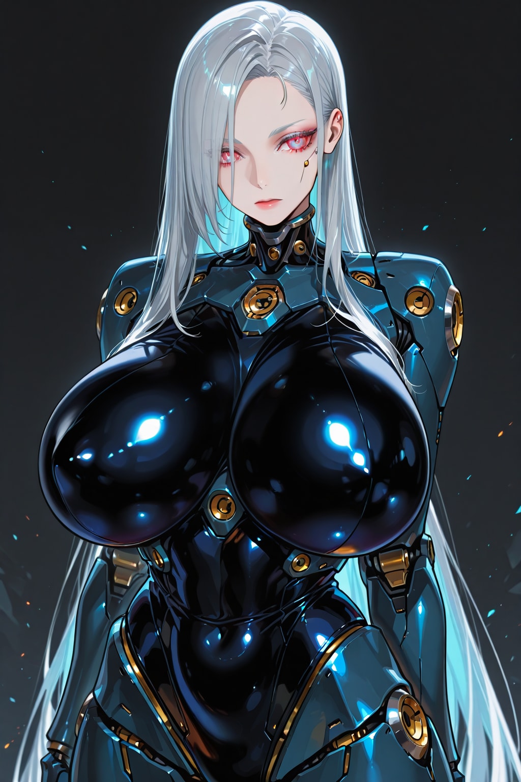 爆乳なサイボーグ淑女