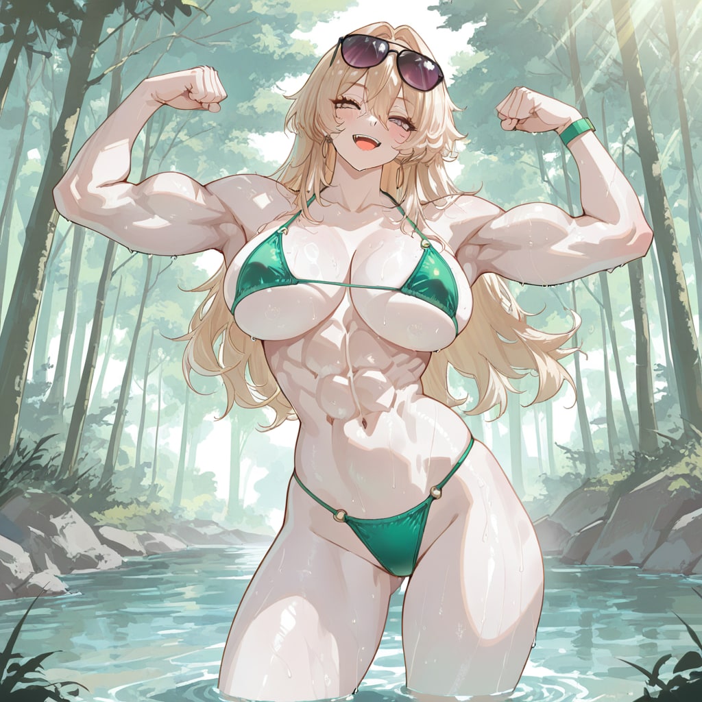 むきむき巨乳ギャル