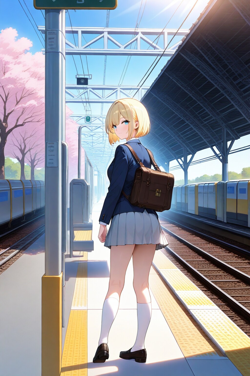 金髪さん学生服2