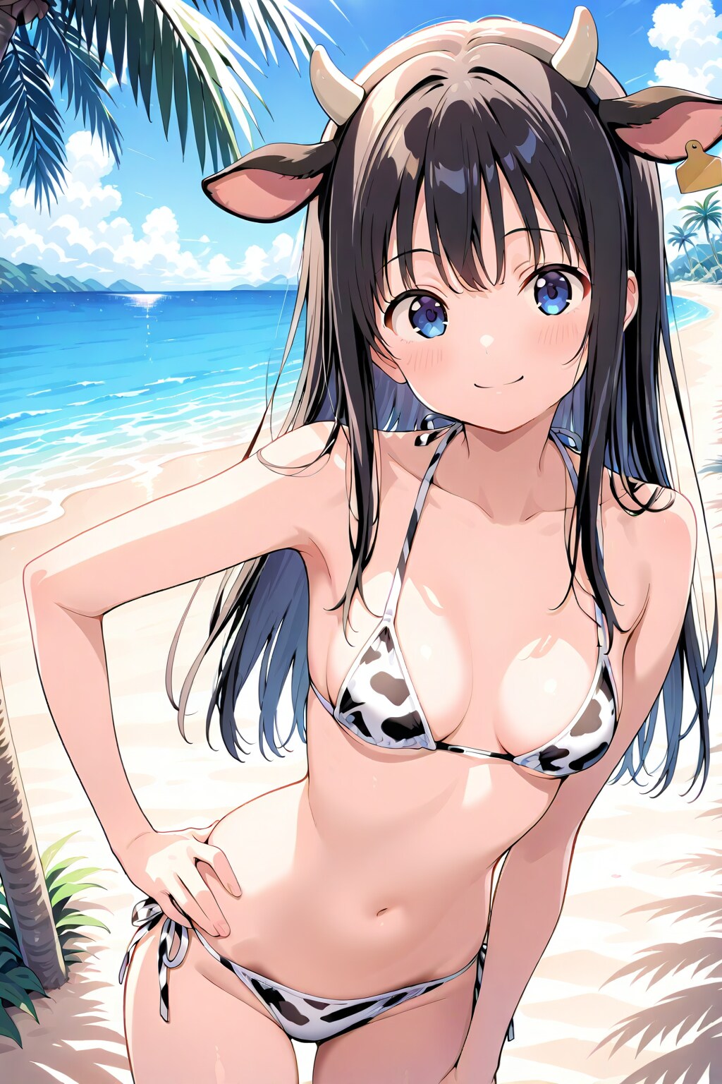 牛柄ビキニ