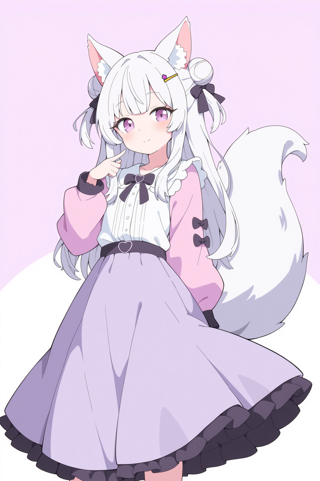 ロングスカートなケモミミさん