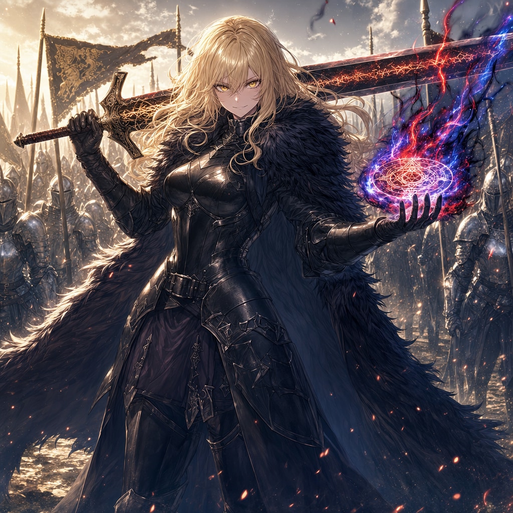 ブロンドの女騎士さん1055
