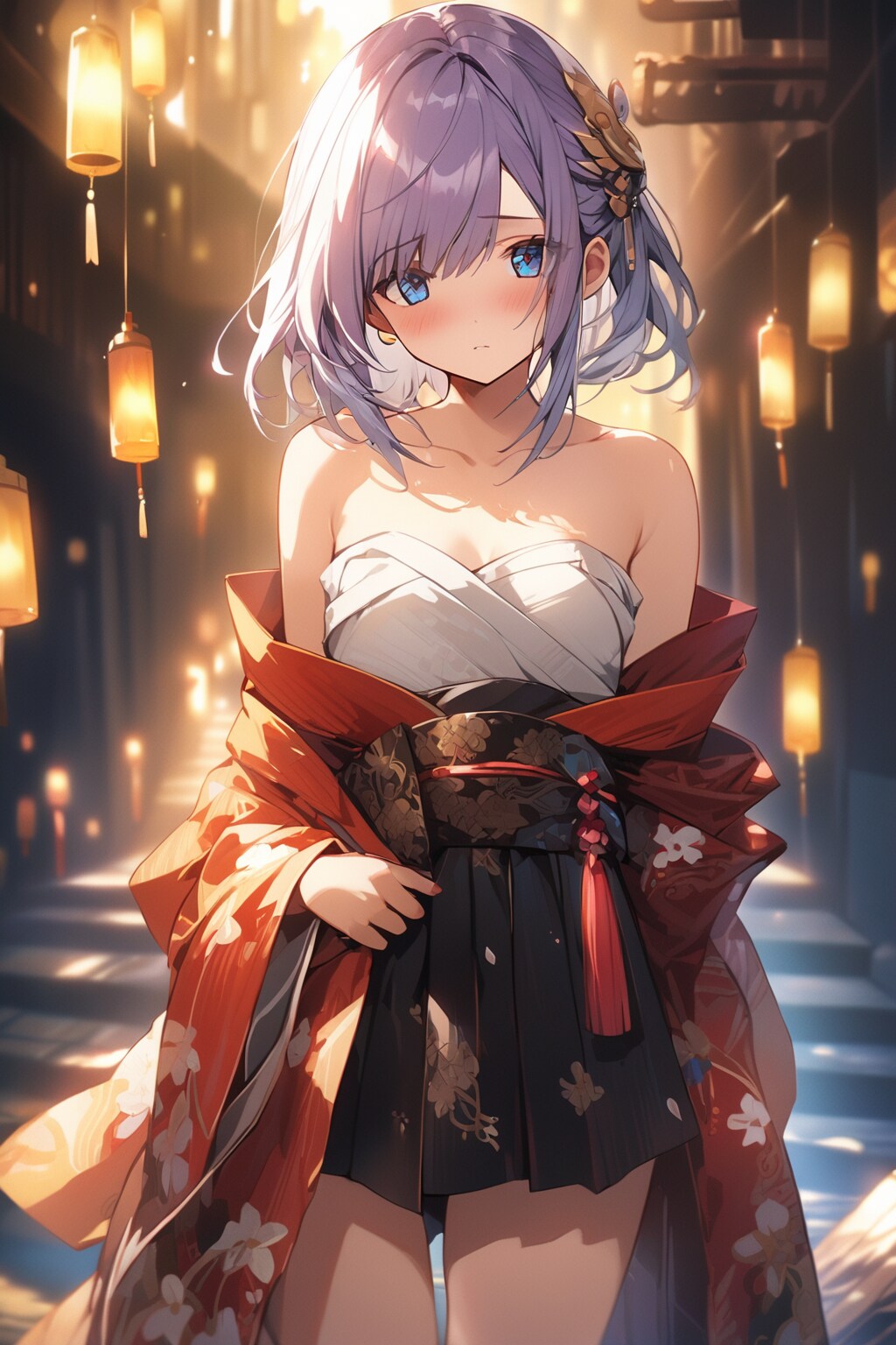 VEGA着物を着崩した女子