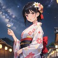 星々の囁き：七夕の夜空に願いを込めて 2枚目