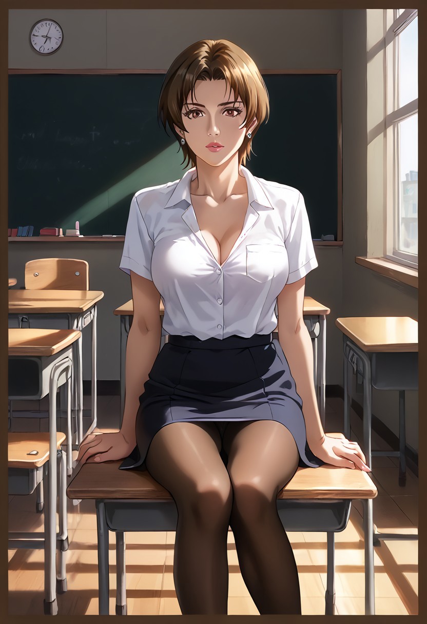 クールな女教師