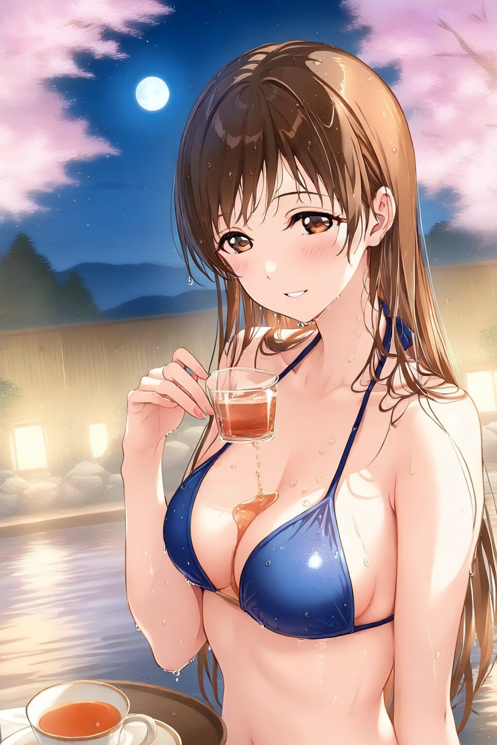 新田さんと温泉