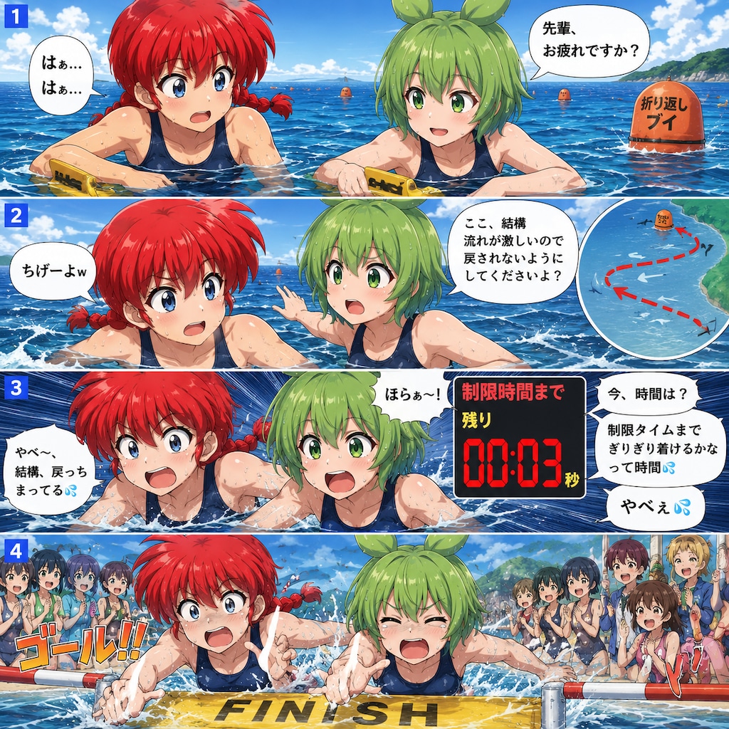 火野神社水泳部オープンウォーター編第29話