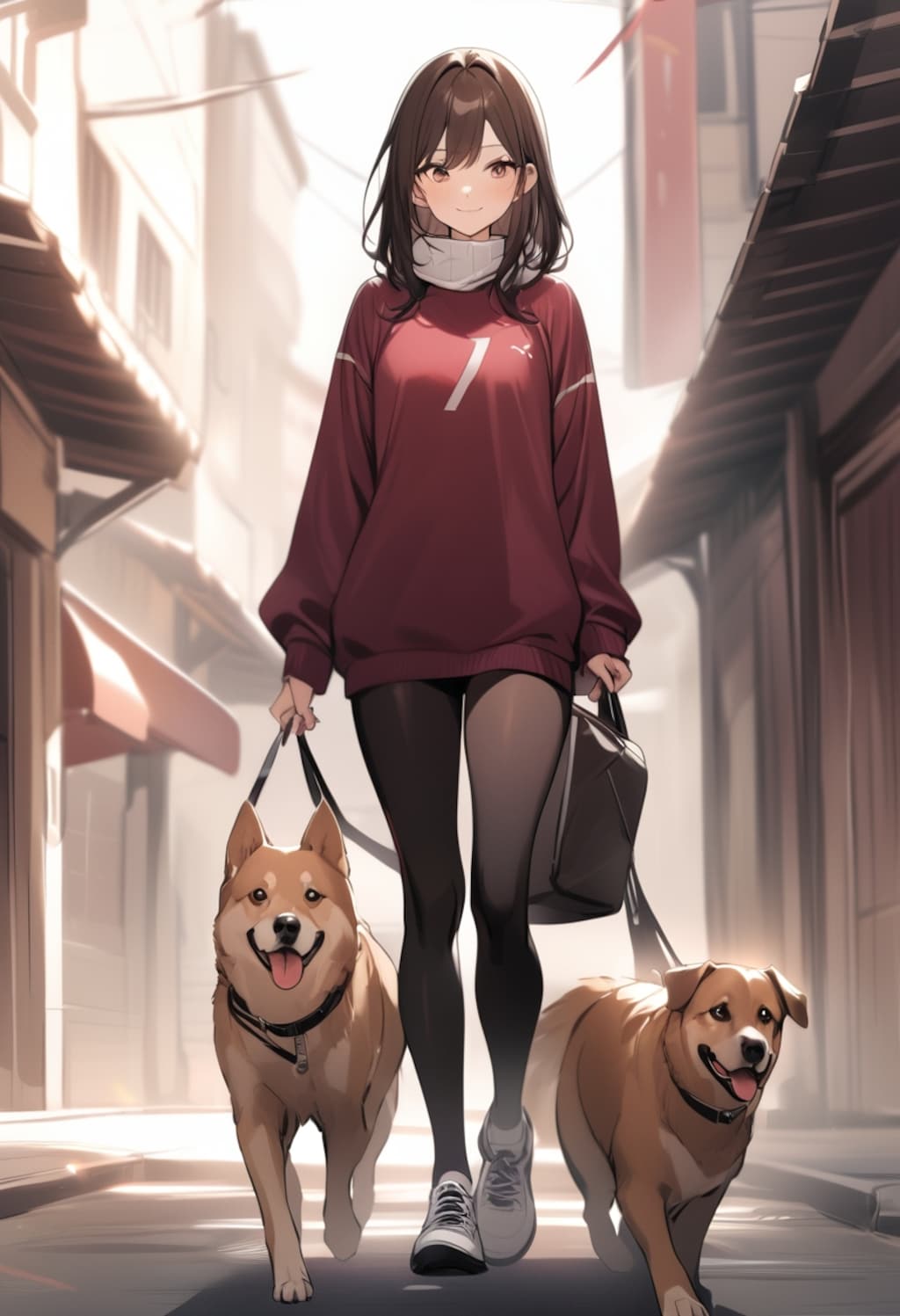 犬の散歩