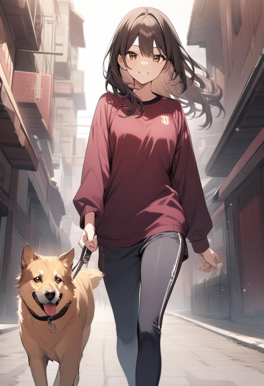 犬の散歩