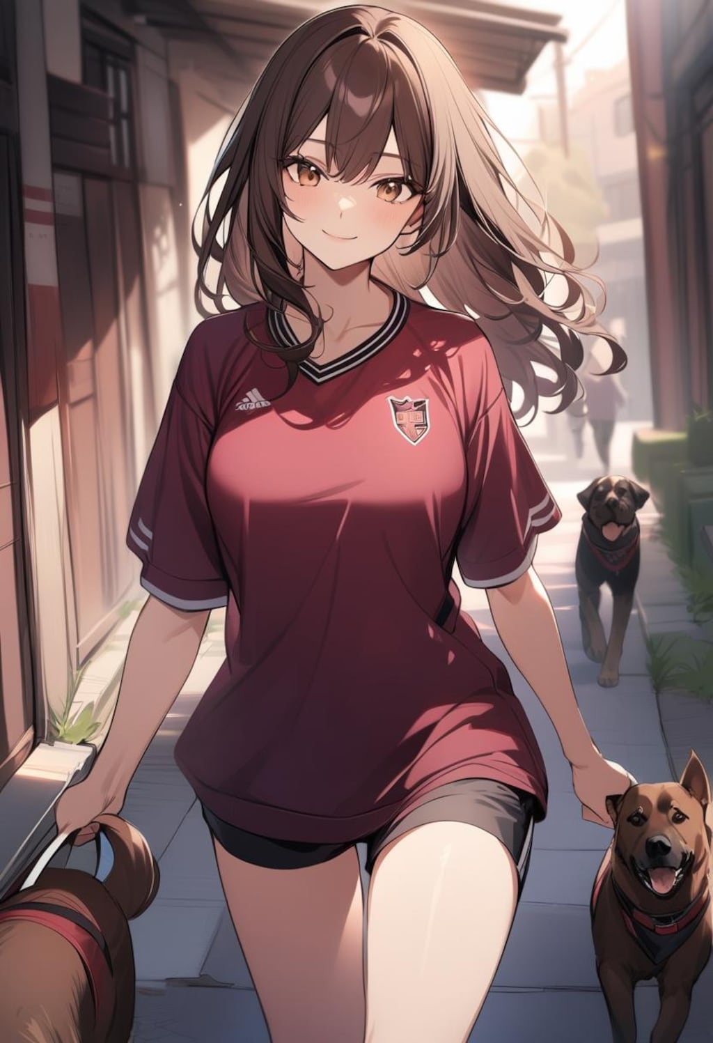 犬の散歩