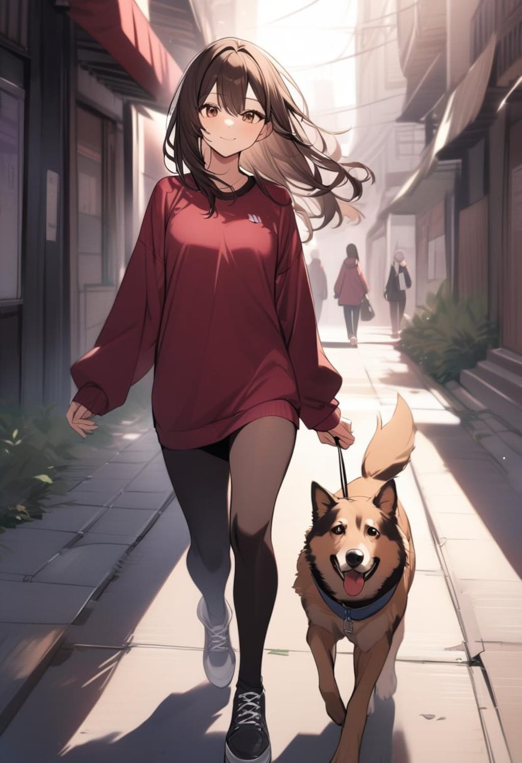犬の散歩