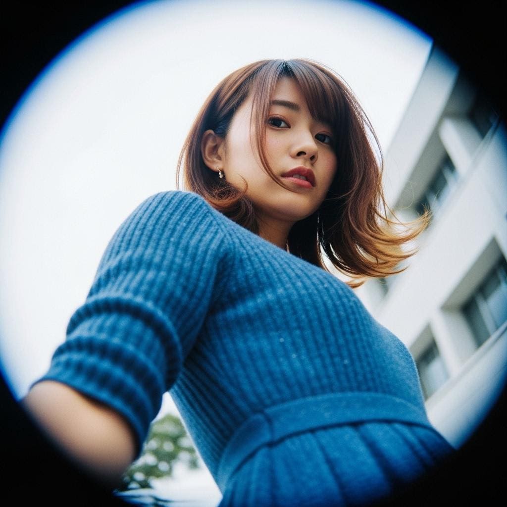 青に溶ける視線