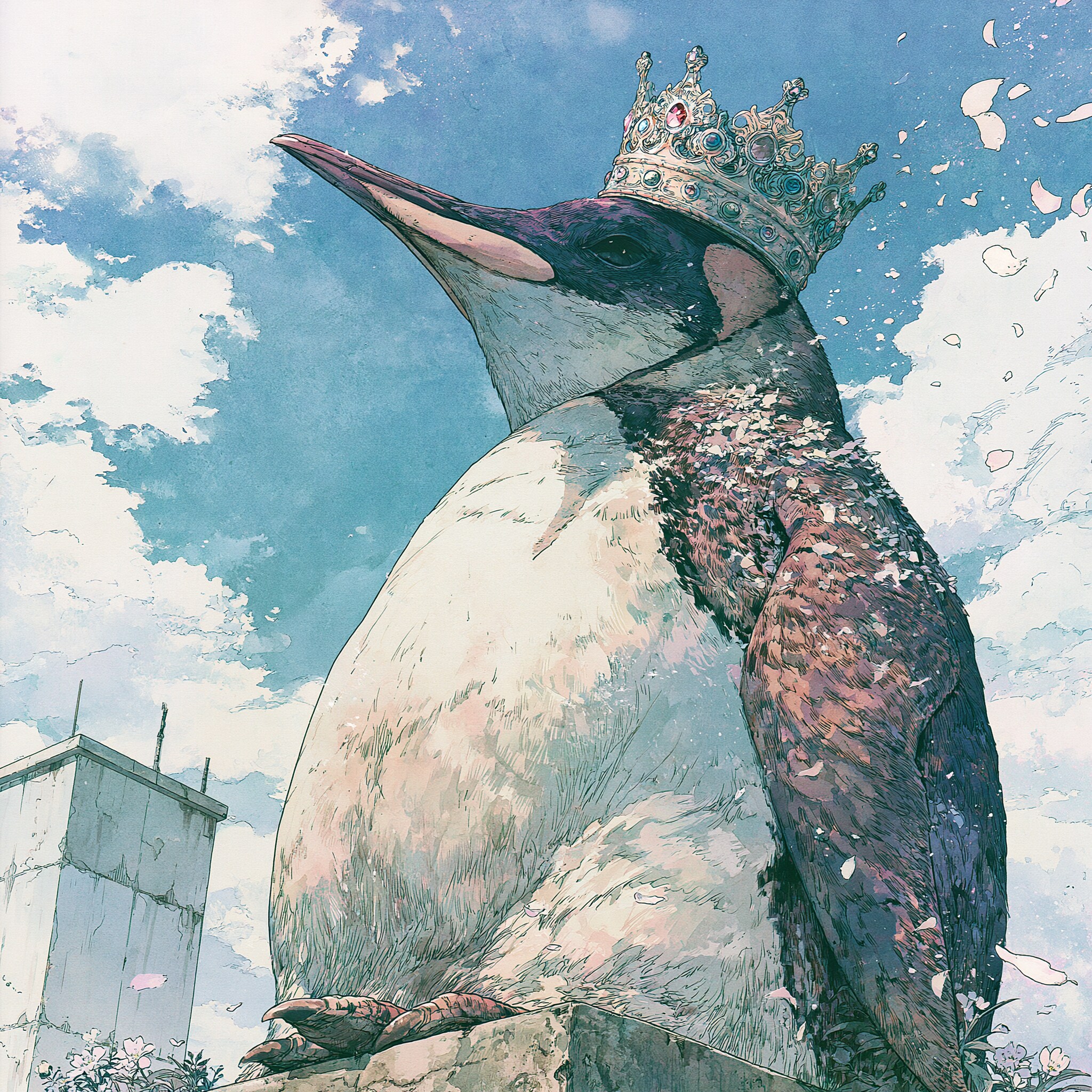 眺める