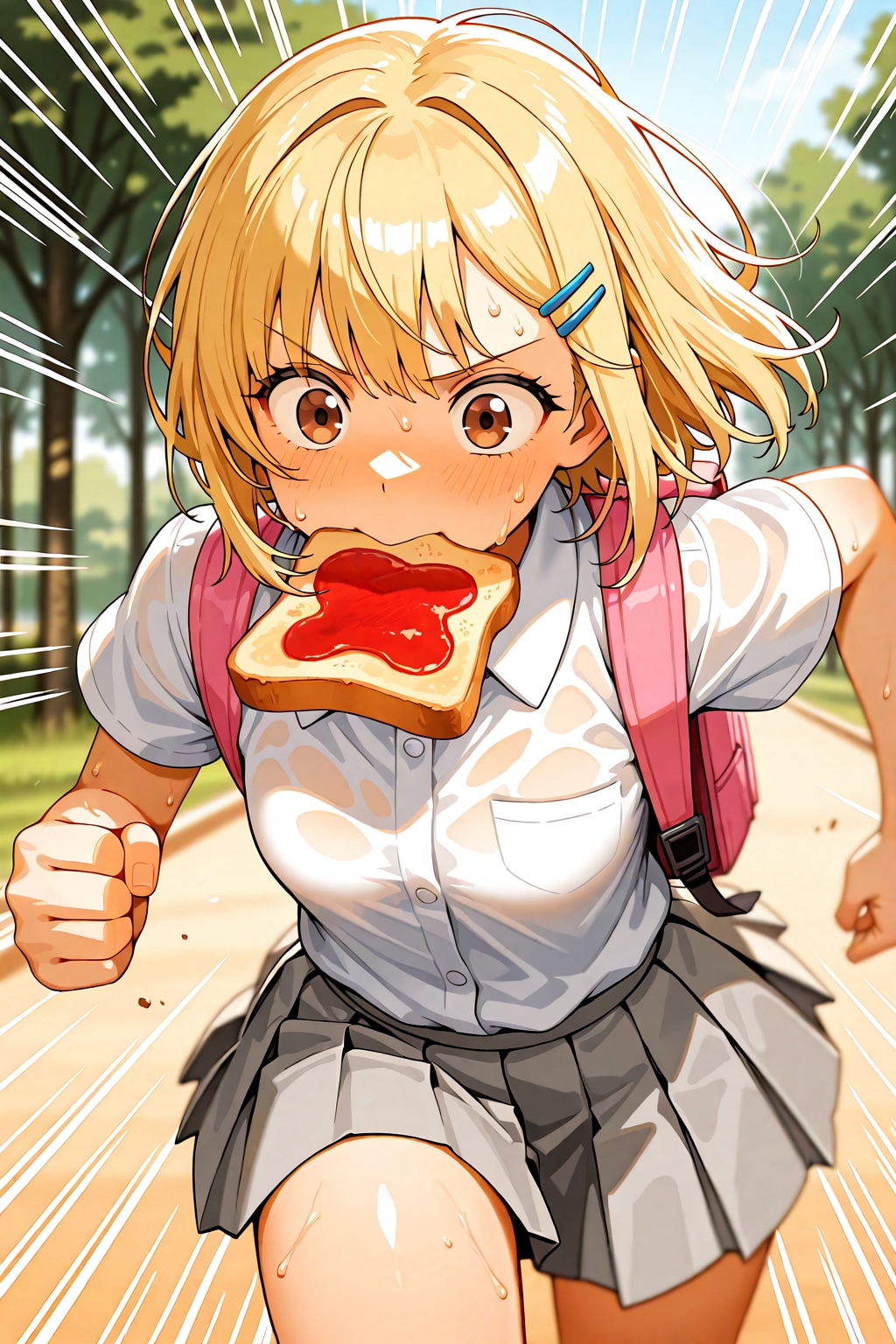 推し活ちゃん　トーストランニング