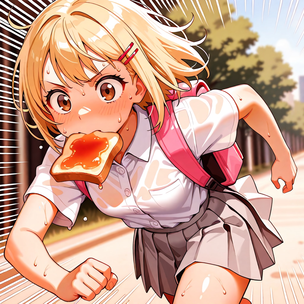 推し活ちゃん　トーストランニング