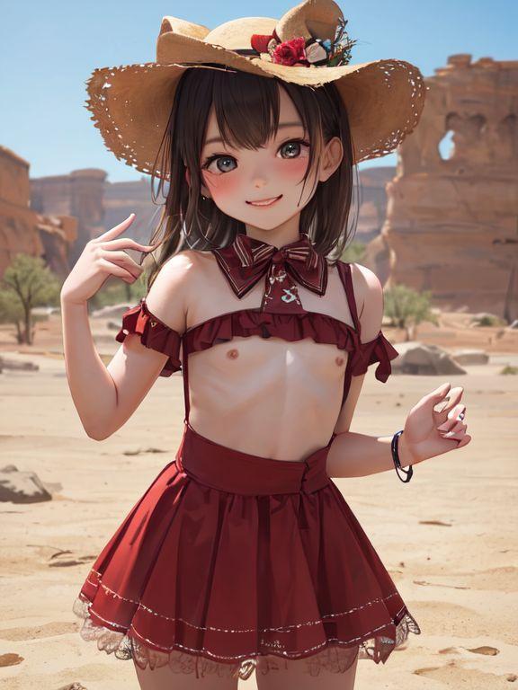 砂漠の少女