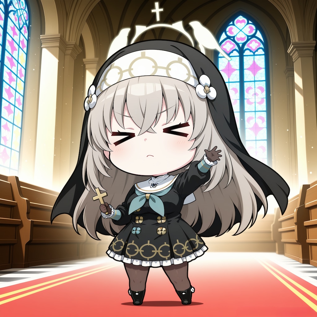 祈ってるだけです！