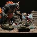ジオラマ　「スーパーヒーロー対怪獣」 2枚目