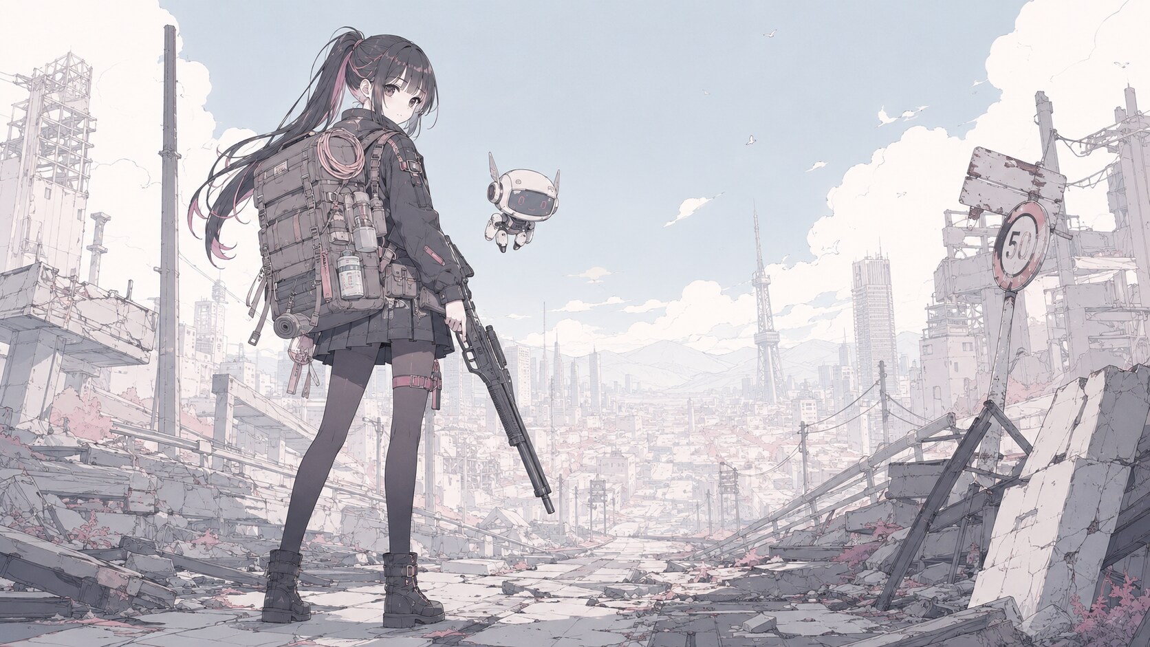 荒廃世界 | の人気AIイラスト・グラビア
