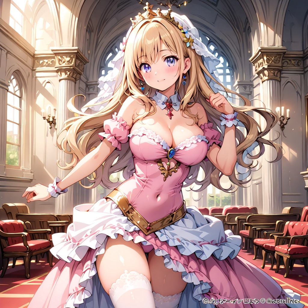 可憐なダンスを披露するお姫様