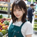 スーパーの店員 5枚目