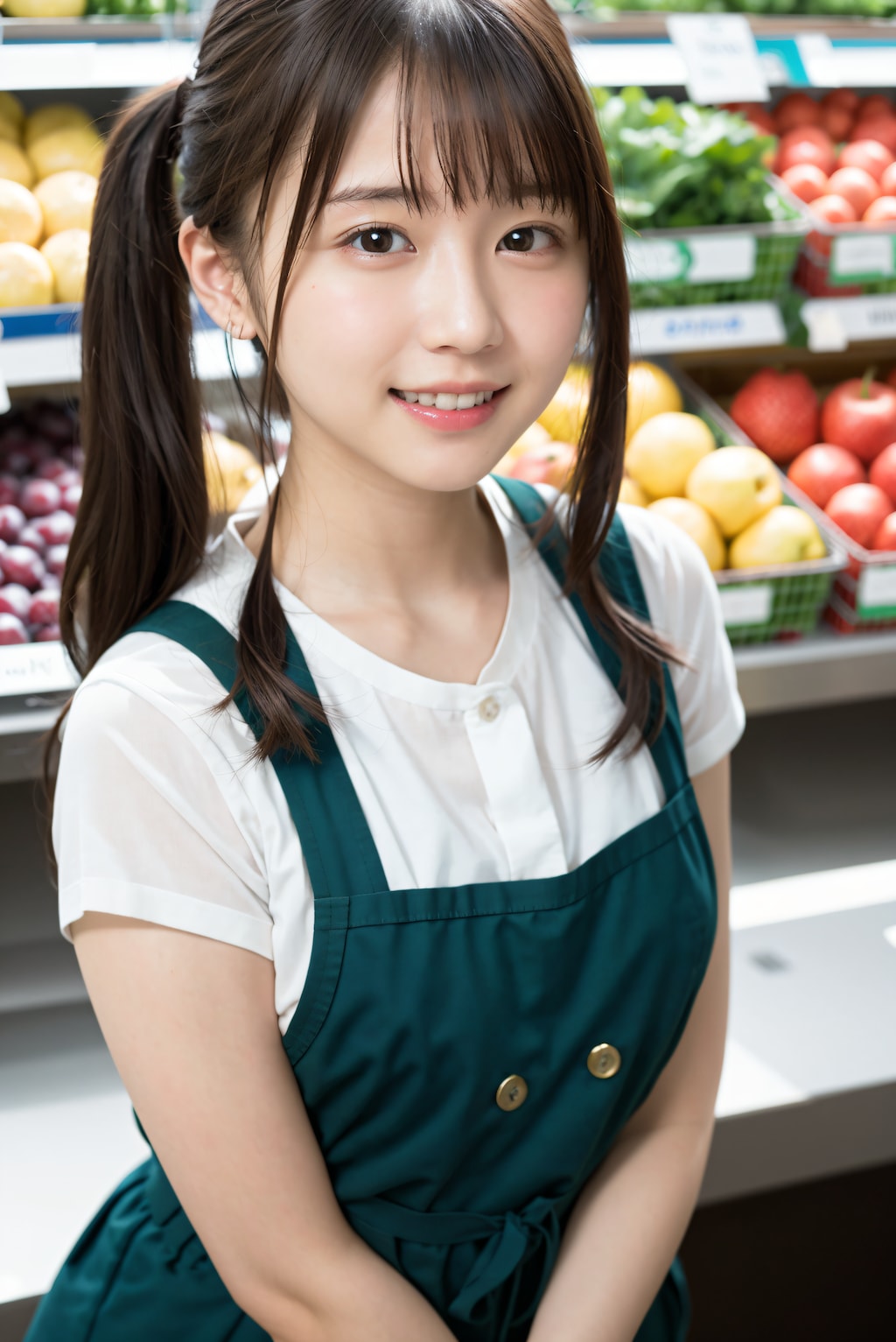 スーパーの店員