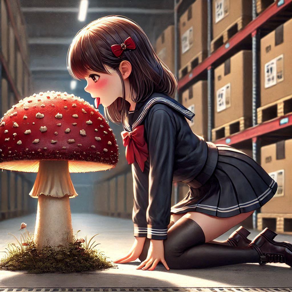 キノコと少女