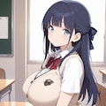 おっぱいが大きい清楚な委員長 2枚目