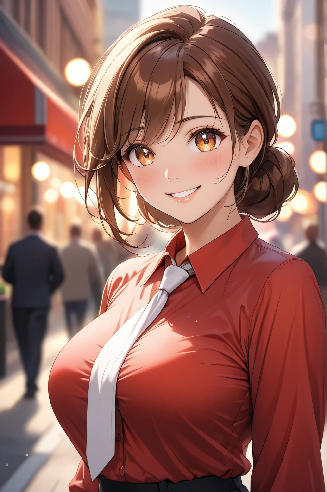 先輩、仕事終わりですよね？ | の人気AIイラスト・グラビア