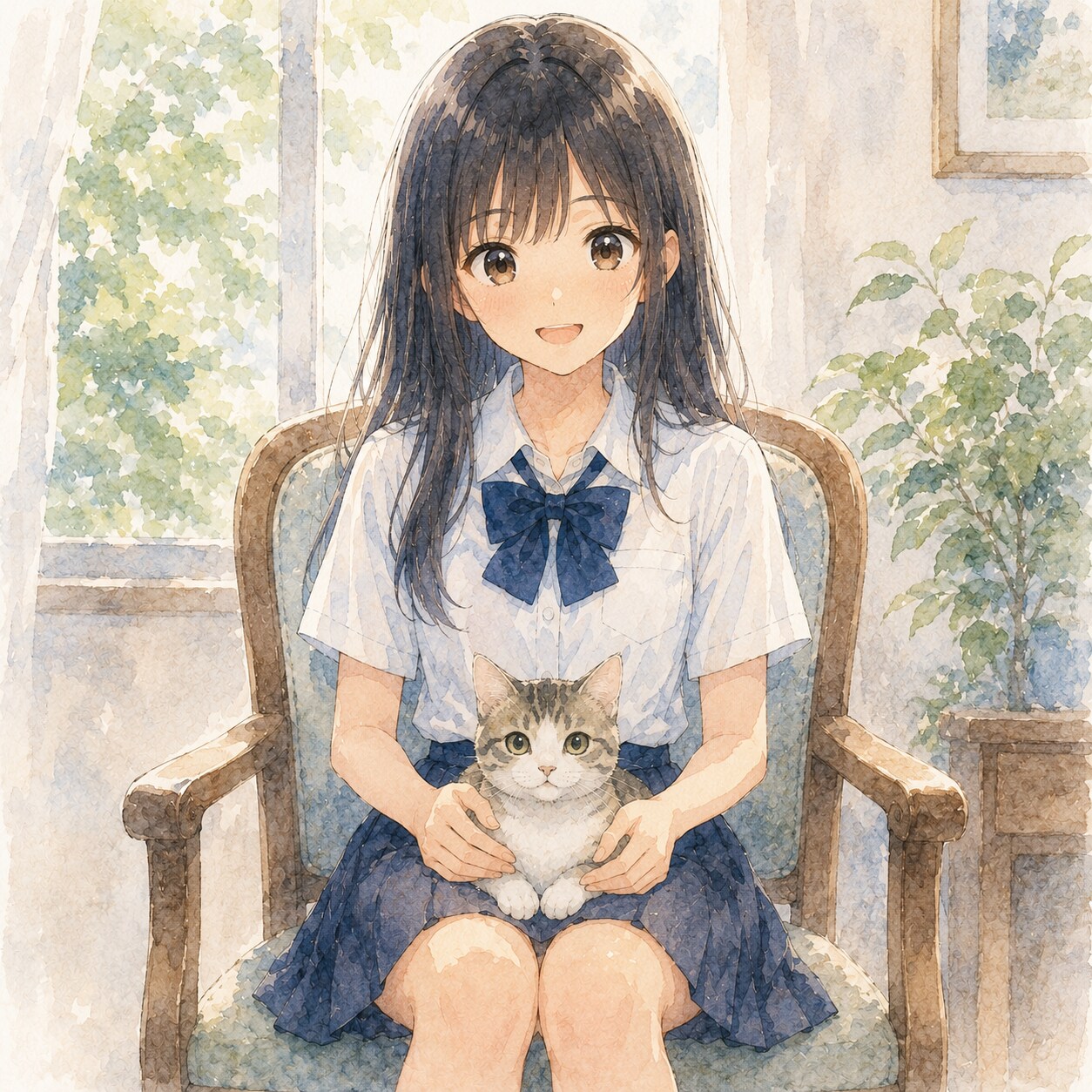 ねこと少女