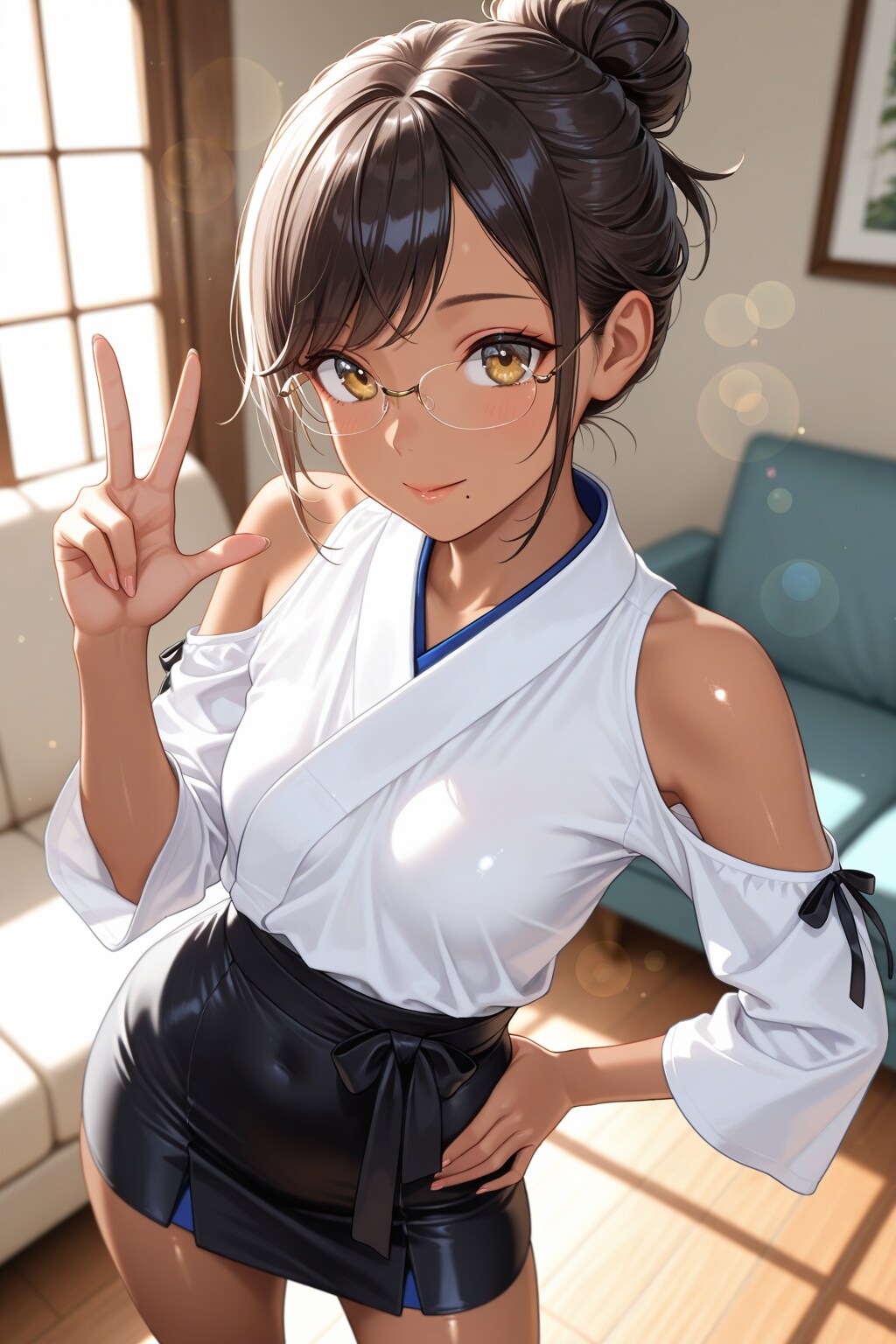 肩出し小宮満ちゃん