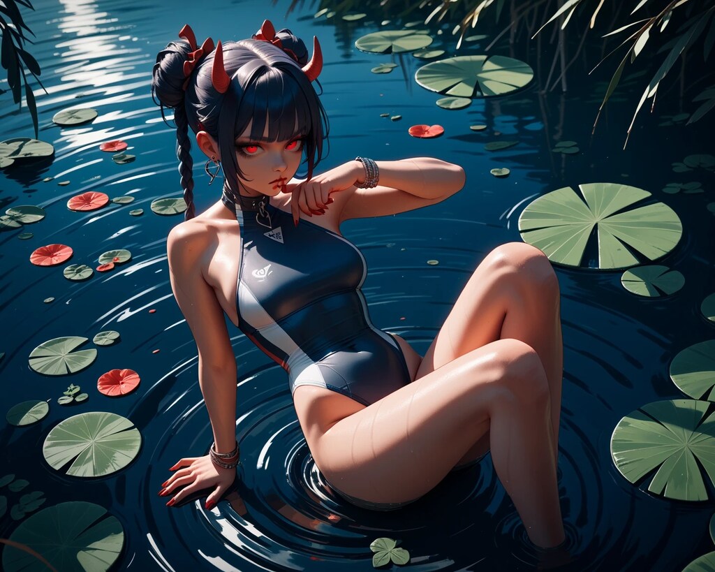 悪魔のアスリート グラビア撮影