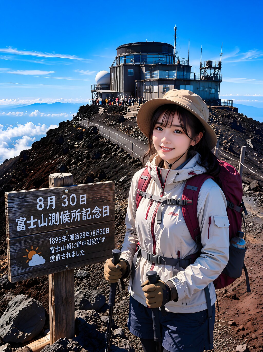 今日の１枚(8月30日)富士山測候所記念日