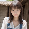 オーバーオールの女性いろいろ 4枚目