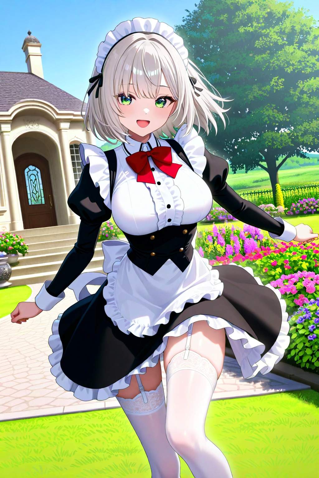 メイドの彩翔ちゃんR | の人気AIイラスト・グラビア