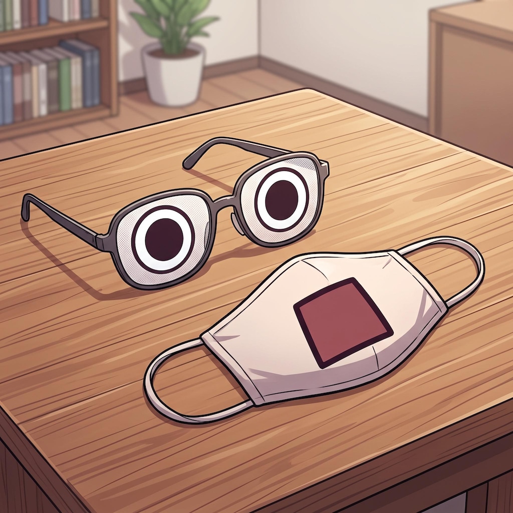 えらいこっちゃ眼鏡とえらいこっちゃマスクのセット