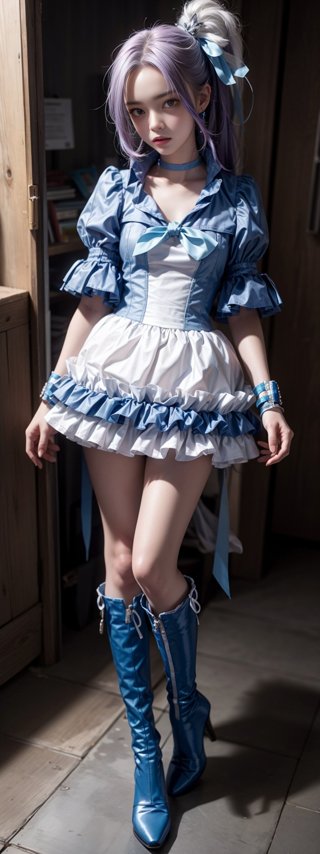 Curebeat's knee-high boots are beautiful#9