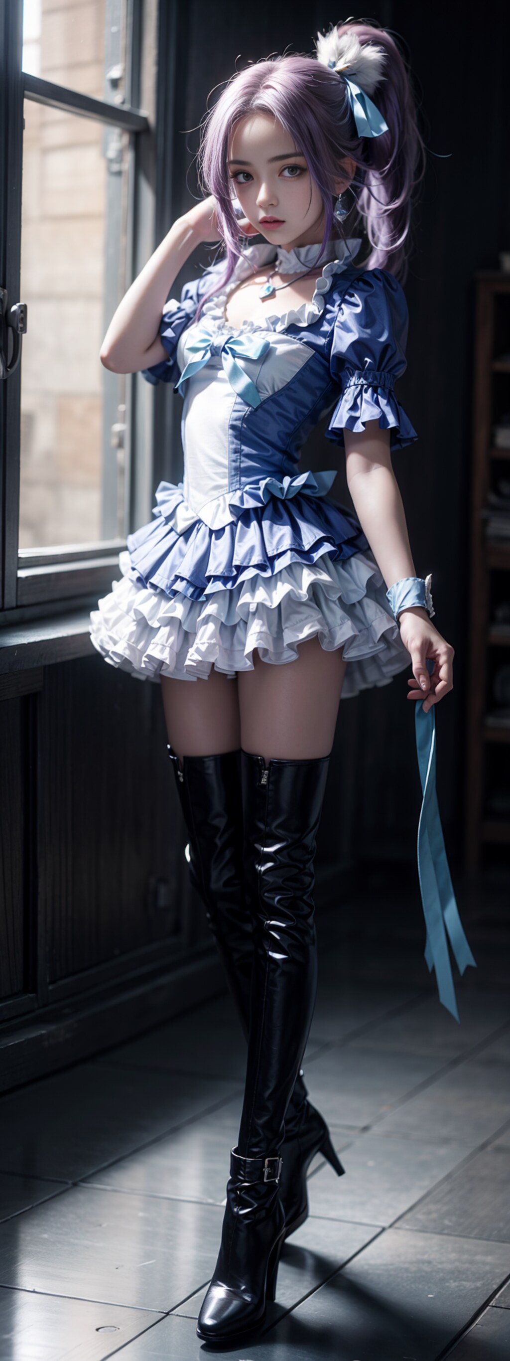 Curebeat's knee-high boots are beautiful#9